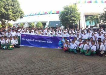 3M Indonesia Salurkan Donasi Pendidikan dari Limbah Kertas