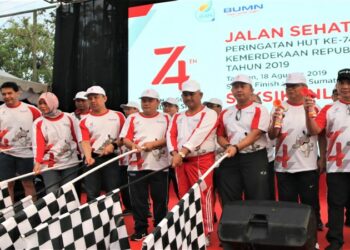 BUMN Hadir untuk Negeri di Provinsi Kalimantan Utara  Ribuan Warga Kaltara Ramaikan Jalan Sehat BUMN