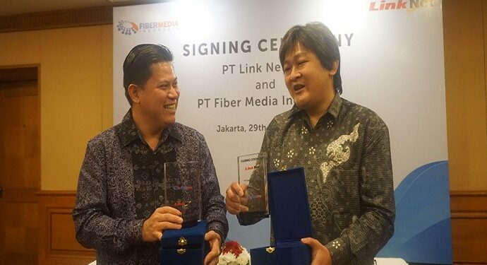 Perluas Layanan, Link Net Gandeng Fiber Media