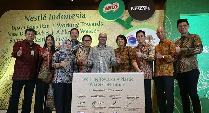 Nestlé Indonesia Luncurkan Sedotan Kertas Daur Ulang