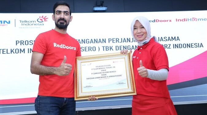 RedDoorz Percayakan IndiHome untuk Layani Lebih Dari 1.000 Jaringan Propertinya