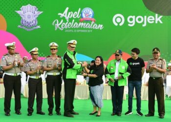 Kolaborasi Gojek & Korlantas Polri Tekan Angka Kecelakaan