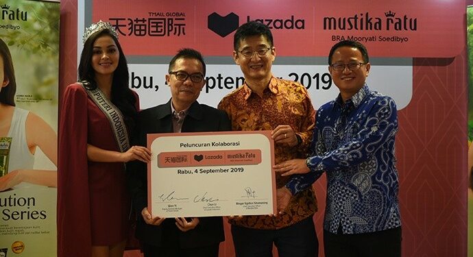 Mustika Ratu Masuk Pasar Tiongkok Lewat Lazada dan Tmall
