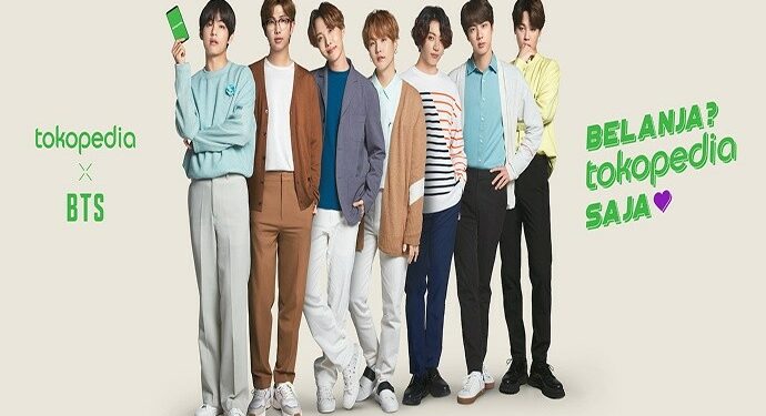 BTS Jadi Brand Ambassador Tokopedia