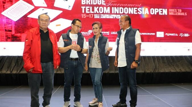 TelkomGroup Kembali Gelar Turnamen Bridge Telkom Indonesia Open 2019