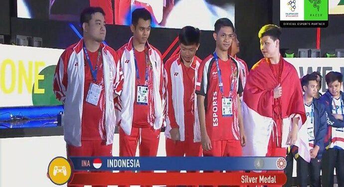 Timnas Mobile Legends Indonesia untuk SEA Games Raih Medali Perak