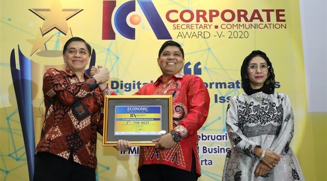 Telkom Dinobatkan sebagai Corporate of The Year 2020