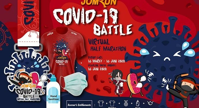 JomRun Hadirkan Lomba Lari Virtual untuk Perangi Corona
