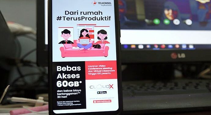 Optimalkan Kerja di Rumah, Telkomsel Berikan Paket Khusus Layanan CloudX
