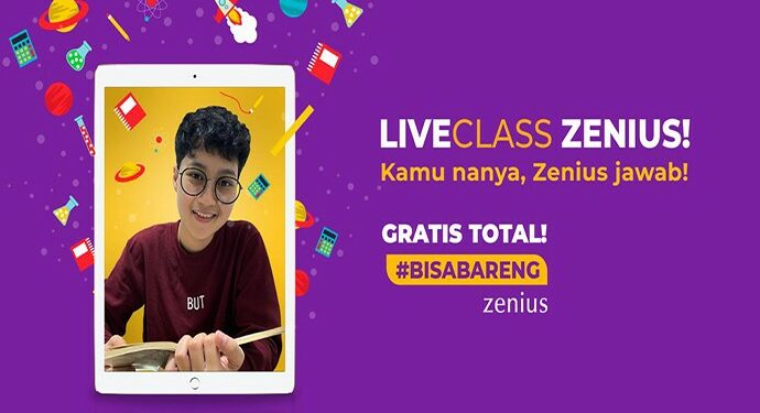 Zenius Live Teaching Perkuat Dukungan untuk Siswa Belajar Mandiri
