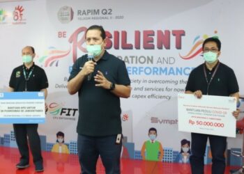 Telkom Regional II Salurkan Donasi Tanggap Bencana COVID-19