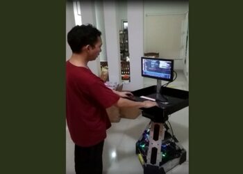 ITS Kembangkan Robot Pelayan Untuk Tangani Pasien Covid-19
