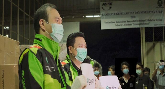 RPX Dukung Gojek Impor 5 Juta Masker Untuk Cegah Covid-19