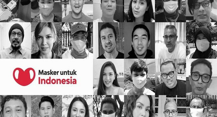 Relawan dari Pelaku Industri Kreatif Inisiasi Gerakan Masker untuk Indonesia