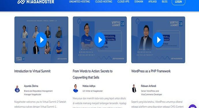 Virtual Summit 2.0, Seminar Online Seputar Digital Marketing dan Tren Website