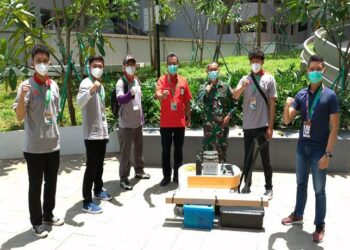 Uji Coba Autonomous UVC Mobile Robot Tel-U