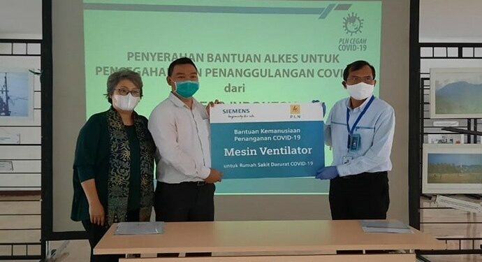 Siemens Donasi Senilai Rp 1 Miliar Untuk Penanganan COVID-19 di Indonesia