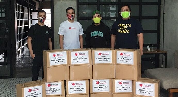 Gerakan Masker Untuk Indonesia Telah Salurkan 200 Ribu Masker