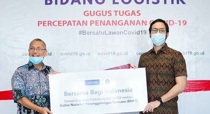 Vivo Indonesia Sumbangkan Alat Pelindung Diri ke Tenaga Kesehatan