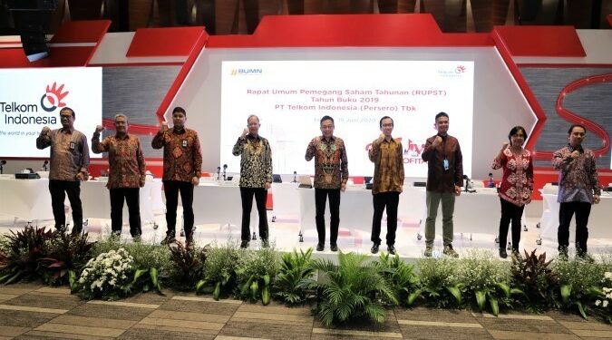 RUPST Telkom Tahun Buku 2019 Payout Ratio 81,78%, Telkom Bagikan Dividen Rp15,26 Triliun