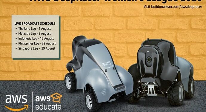 AWS Gelar Kejuaraan Balap Miniatur Otonom Bagi Perempuan