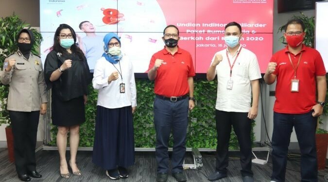 Wujud Apresiasi kepada Pelanggan, Telkom Gelar Pengundian IndiHome Miliarder Paket Rumah Ceria & Berkah dari Rumah 2020