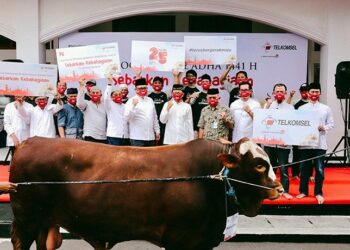 Telkomsel Libatkan UMKM Untuk Salurkan Hewan Kurban