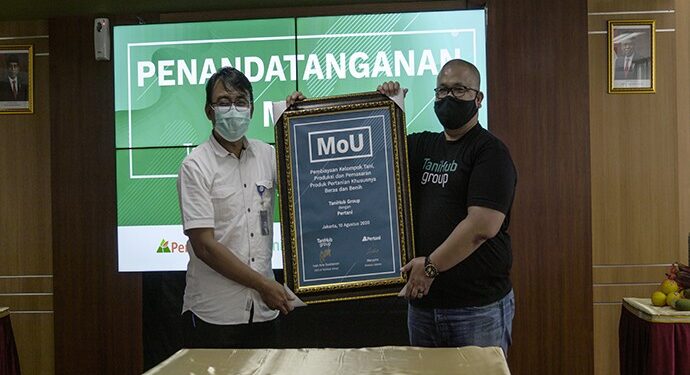 TaniHub Group Gandeng BUMN Pertani Untuk Produksi Dan Serapan Beras
