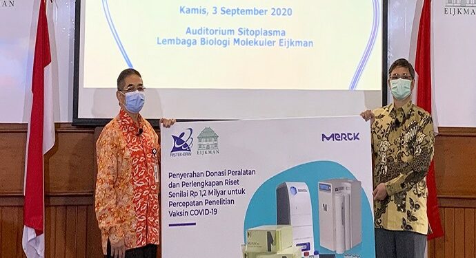 Merck dan Lembaga Eijkman Dukung Penelitian Pengembangan Vaksin Covid-19