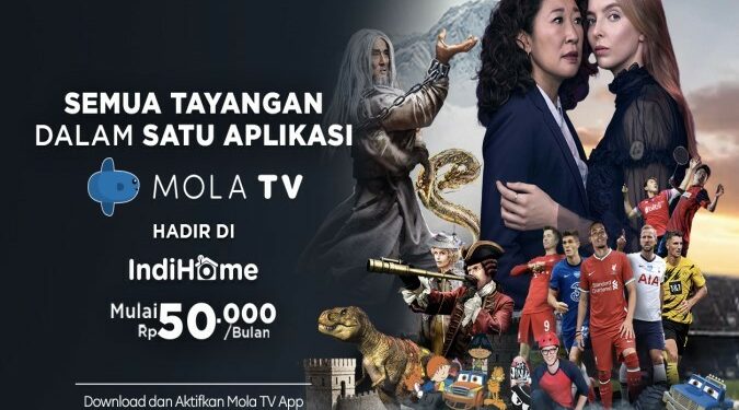 Mola TV App Hadir di IndiHome dengan Berbagai Tayangan Liga Bergengsi