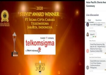 Telkomsigma Raih Penghargaan Internasional Asia Pacific Stevie® Awards 2020