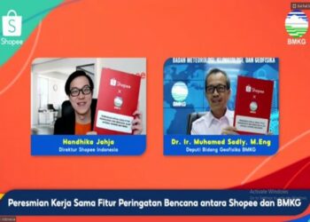 Fitur Peringatan Dini Bencana Alam dari BMKG Hadir di Shopee