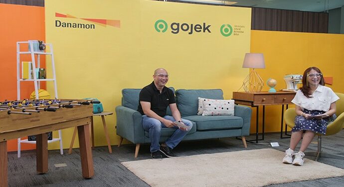 Danamon Dukung Mitra Gojek Lewat Yayasan Anak Bangsa Bisa