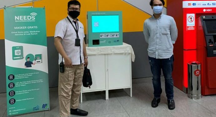 Startup Ini Hadirkan Vending Machine Penyedia Masker Gratis