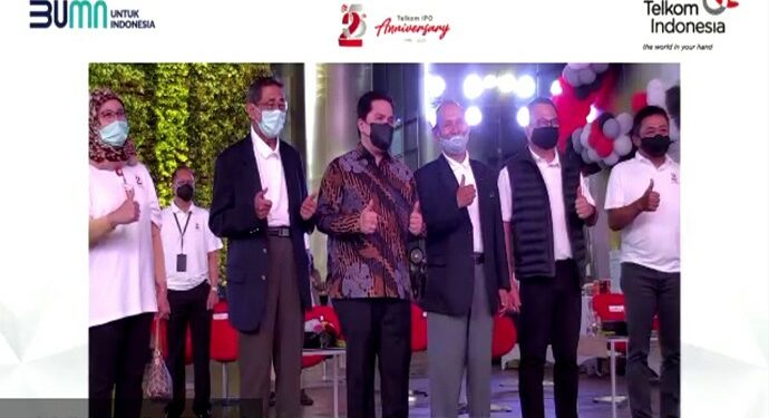 Kapitalisasi Pasar Telkom Tumbuh 12 Kali Lipat