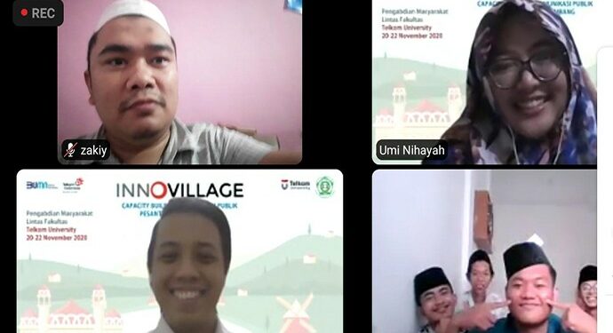 Tim Innovillage Tel-U Berbagi Ilmu di Pesantren LP3iA Narukan