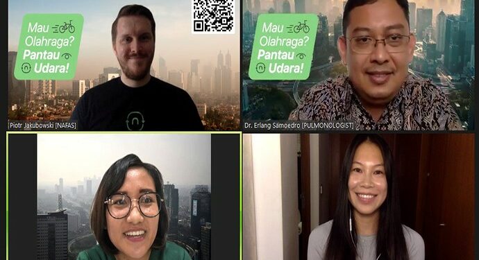 Aplikasi Nafas, Beri Data Untuk Waktu Dan Durasi Berolahraga Yang Tepat