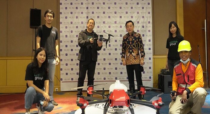 Tanifund Gandeng Malindo Beri Drone Untuk Petani Binaan