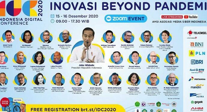 Presiden Jokowi Akan Buka Indonesia Digital Conference 2020