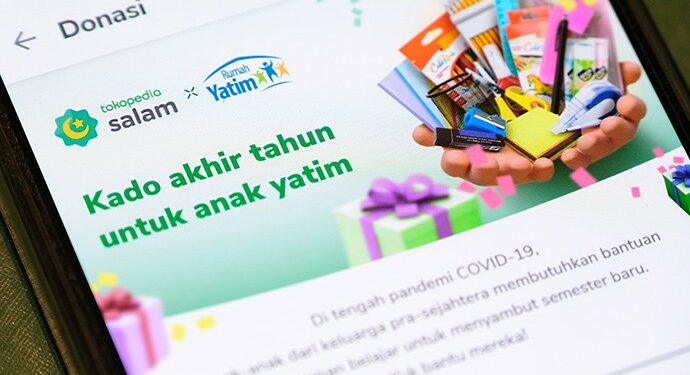 Antusiasme Masyarakat Berdonasi di Tokopedia Meningkat Selama Pandemi