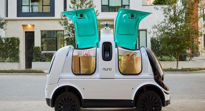 Nuro, Mobil Robotik Pertama Yang Jadi Kurir Belanjaan di 2021