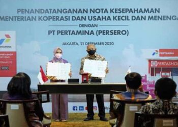 Kolaborasi Pertamina Dan KemenkopUKM Dorong Pertumbuhan Gerai Pertashope