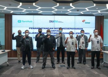 Perkuat Ekosistem Pertanian Dari Hulu ke Hilir, TaniHub Group Gandeng RNI