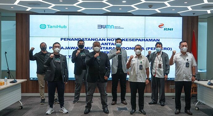 Perkuat Ekosistem Pertanian Dari Hulu ke Hilir, TaniHub Group Gandeng RNI