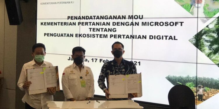 Pemerintah dan Microsoft Indonesia Akan Kembangkan Ekosistem Agrikultur Berbasis Data