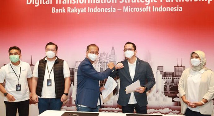 BRI Jalin Kerja Sama dengan Microsoft Untuk Transformasi Operasi Layanan dan Kultur