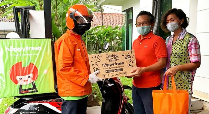 Pengantaran HappyFresh Telah Menempuh Lebih Dari 500 Kali Panjang Garis Khatulistiwa