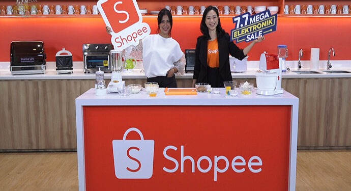 Shopee 7.7 Mega Elektronik Sale, Kampanyekan Brand Lokal