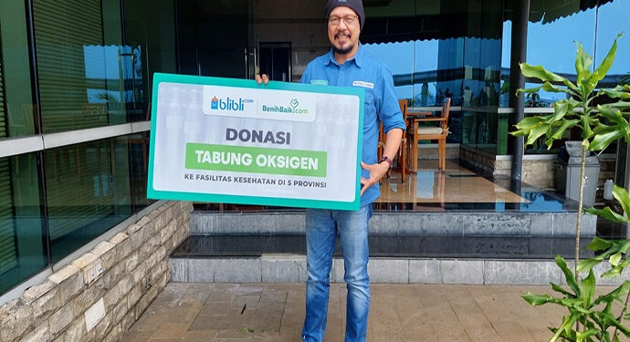 Blibli dan Para Mitra Donasi Tabung Oksigen, Produk Belanja Bulanan ke Fasilitas dan Tenaga Kesehatan