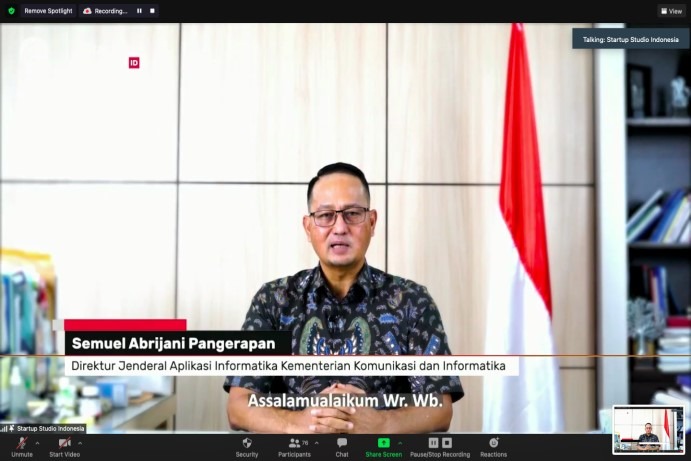 Semuel Abrijani Pangerapan, Direktur Jenderal Aplikasi Informatika Kementerian Komunikasi dan Informatika Republik Indonesia